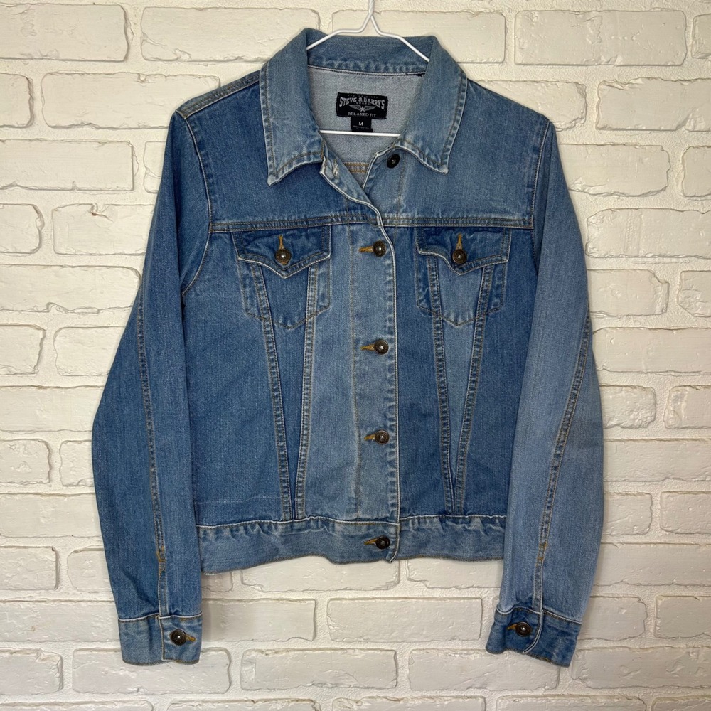 Steve & Barry's Relaxed Fit Two Tone Denim Jacket Women's size Medium